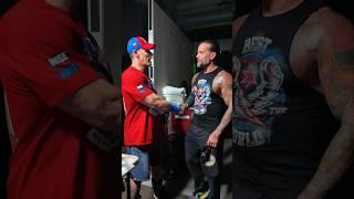 John Cena & CM Punk reunite backstage at Money in the Bank