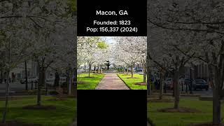 Random US Towns: Macon, GA #shorts