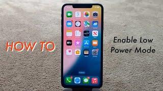 Enabling Low Power Mode on iOS 18 | The Tech Boy