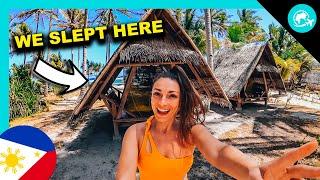 FRIST TIME sleeping in a NIPA HUT on REMOTE PHILIPPINES Island