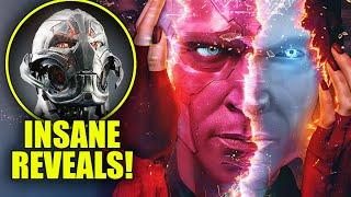 New MCU Vision Show Updates Are INSANE! Ultron back? Wanda? West Coast Avengers?!