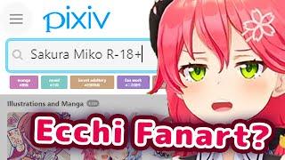 Miko Found Lood Fanart Of Her On Pixiv【ENG Sub/Hololive】