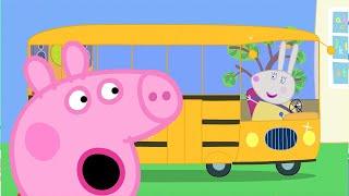 Peppa loves her NEW School Bus Peppa Pig Full Kids Episodes | 30 Minutes