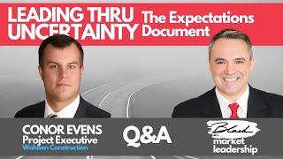 Black Market Leadership - Podcast #4 - The Expectations Document with Project Executive, Conor Evans