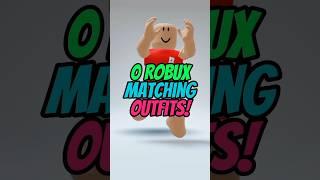 0 Robux Matching Outfit Challenge!