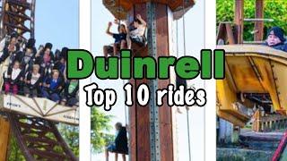 Top 10 rides at Duinrell - Wassenaar Netherlands | 2022