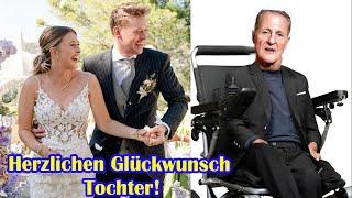 SCHUMACHERS TOCHTER GINA HEIRATET AUF FAMILIEN-FINCA! MICHAEL SCHUMACHERS GRATULIERT SEINER TOCHTER