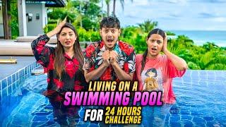 ২৪ ঘণ্টা পানি তে থাকার প্রতিযোগিতা | Living In Swimming Pool For 24 Hours Challenge | Rakib Hossain