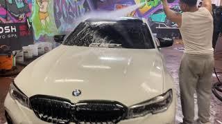 M340 gets a hand wash at Royal Posh Auto Spa