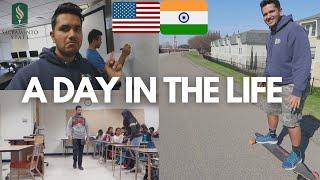 A Realistic College Day in the Life Of An INDIAN Student In USA!