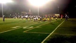 Central Regional's Michael Yager 12-yard TD catch vs. St. John Vianney