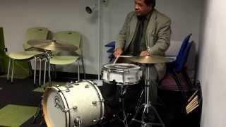 Ernie Adams explains the history of NOLA drumming.