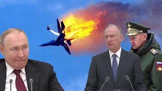 "Сбитые летчики" Шойгу и Патрушев: Путин меняет двигатель в летящем самолете, который пытаются сбить