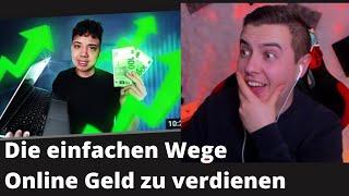 Die einfachsten Wege Online Geld zu verdienen | halloeugen react