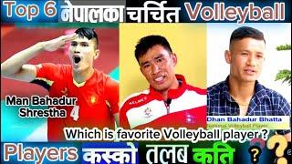 Top 6 Famous Nepali Volleyball Players / Salary, Biography of Man Bahadur Shrestha &Yam Rana magar