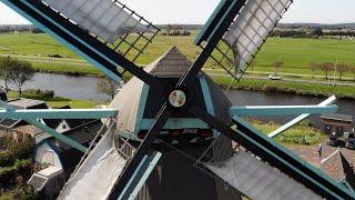 Wind & Meel molen “de Gouden Engel” in Koedijk - Wind & Flour mill “the Golden Angel” in Koedijk