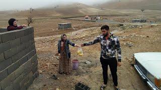 Karim's meeting with his second wife in rainy weather