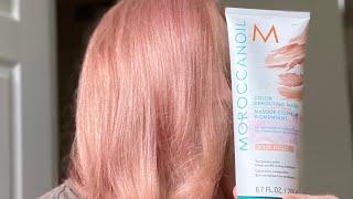 MOROCCANOIL  COLOR DEPOSITING MASK REVIEW - ROSE GOLD