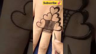 heart sape shorts mehndi #viral #shorts #youtubeshorts #subscribe #tranding #mehndi #henna #views