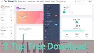 2 Top Free download Admin Dashboard