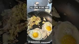 10 min Eggs Benny Breakfast!! All in one pan!!