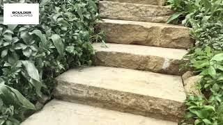 Natural Stone Steps Installation!