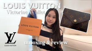 LOUIS VUITTON VICTORINE WALLET | UNBOXING + REVIEW *trendy & cute*