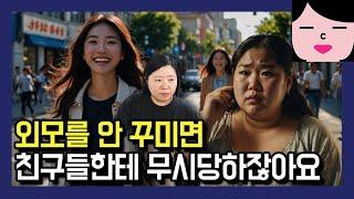 과연 얼굴에 돈을 쳐 바른다고 해결될 문제일까요? 외모 강박 뚜까패서 완치시켜주는 영상