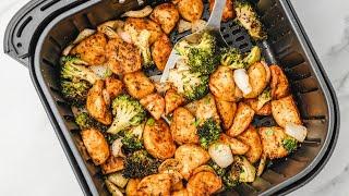 Air Fryer Broccoli and Potatoes