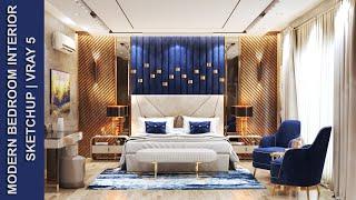 Modern Bedroom Interior | Star Studio 3D | Naveed Aslam