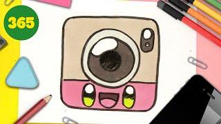 COME DISEGNARE FOTOCAMERA KAWAII PASSO PER PASSO