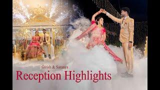 Best Telugu Reception highlights 2022 | Nellore Grand Telugu Wedding highlights | of girish&saranya