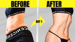 LOSE BELLY FAT IN 7 DAYS Challenge | Lose Belly Fat In 1 Week At Home | DAY 1