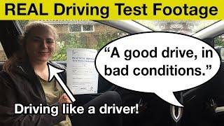 Sabrina's REAL UK Driving Test Footage | How to PASS your Driving Test First time