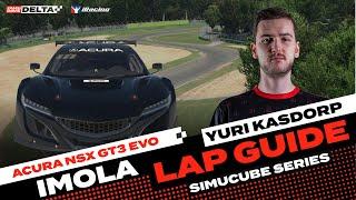 iRacing Lap Guide: Acura NSX GT3 EVO at Imola
