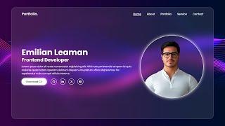 Personal Portfolio Website in HTML & CSS