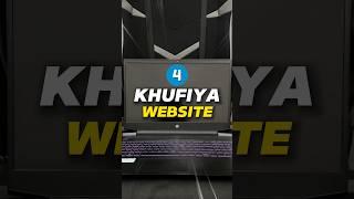 Top 4 Secret Website You Must Know  - Khufiya Website  | Must Try #website #free