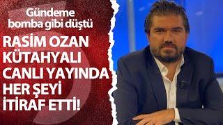 Rasim Ozan Kütahyalı'dan canlı yayında büyük itiraf! Her şeyi anlattı!