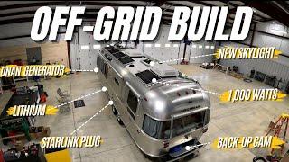 DREAM BUILD: Airstream Lithium, Solar & Generator Install