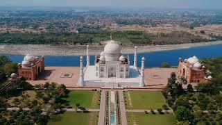 Drone view of Taj Mahal|Taj Mahal|India|Absolute 360 degree|