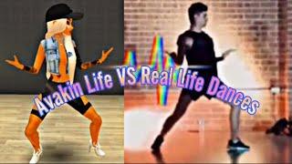 AVAKIN LIFE VS REAL LIFE DANCES #avakinlife