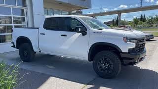 White 2024 Chevrolet Silverado 1500 ZR2 Review Calgary AB - Wolfe Calgary | CU394339