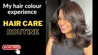 1st time coloured my hair️ My NON SPONSORED haircare routine  COST & DETAILS  of my hair colour