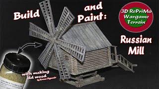 Tutorial: How to Paint russian mill 1/72/Painting Guide/Bemalung einer russischen Mühle/WW2/Diorama