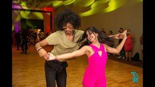 Laurent (Les Twins) & Lady - Social dancing | Tampa Salsa & Bachata Festival 2019