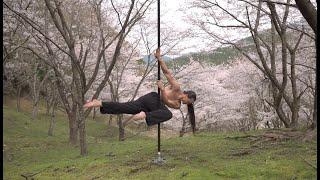 Lupit's Ninja Pole, Genesis: Pole Dancing in Sakura. Nara, Japan