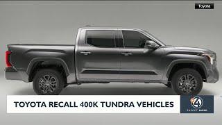 Toyota recalls 400k Tundra vehicles