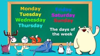 The days of the Week. Kids song. Учим английский. Дни недели.