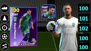 How To Train 100 Rated AFC Champion Riyad Mahrez eFootball 2025, Mahrez Max Level Playstyle Pes 25