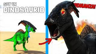 LA HISTORIA DEL PEQUEÑO PARASAUR DEMONIO! Evoluciono en dinosaurio MALVADO! ARK Soy un Dinosaurio